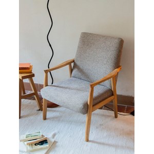 Paire de fauteuils en tissu n°696