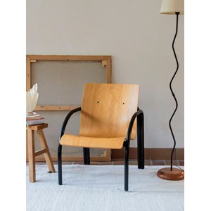 Fauteuil en bois et métal n°695