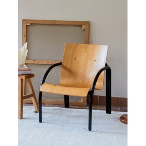 Fauteuil en bois et métal n°695