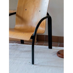 Fauteuil en bois et métal n°695