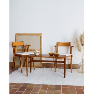 Table basse en bois foncé n°559