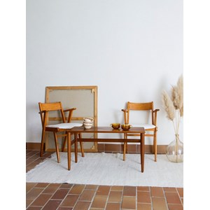 Table basse en bois foncé n°559