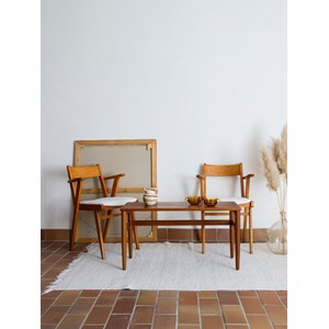 Table basse en bois foncé n°559