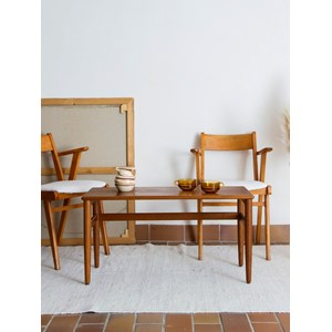 Table basse en bois foncé n°559