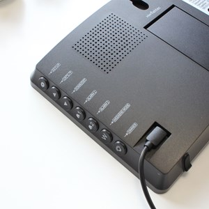 Horloge curve xxl, écran incurvé, 2 alarmes, température, 5 langues