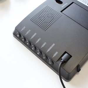 Horloge curve xxl écran incurvé heure température 2 alarmes