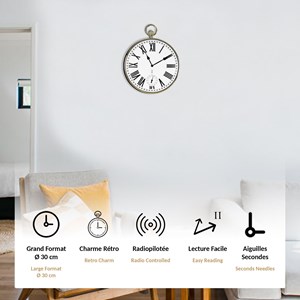 Horloge fishtec gold seconde