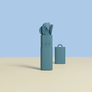 Kit de couvert bini bleu clair