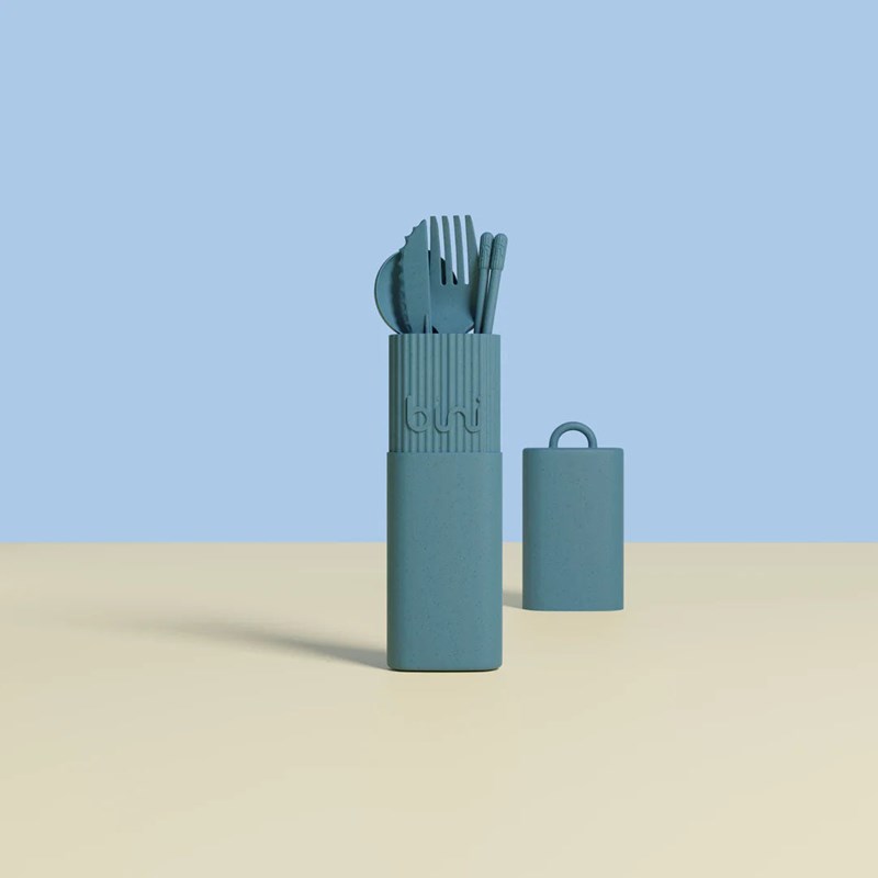 Kit de couvert bini bleu clair