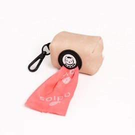 Distributeur de sacs à crottes (rouleau inclus) - beige tropical