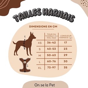 Harnais pour chien confortable et résistant - bleu nuit - taille xl