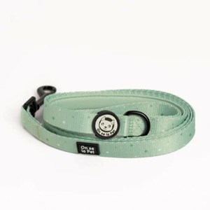 Laisse pour chien avec poignée rembourrée - vert pastel - taille s