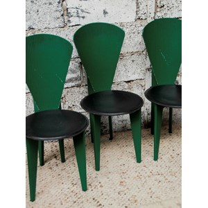 Lot de 4 chaises en simili n°990