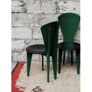 Lot de 4 chaises en simili n°990