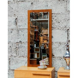 Miroir rétroviseur en bois n°825