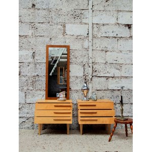 Miroir rétroviseur en bois n°825