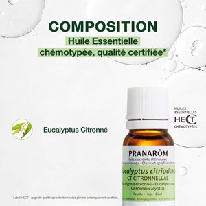 Pranarom - huile essentielle d'eucalyptus citronné