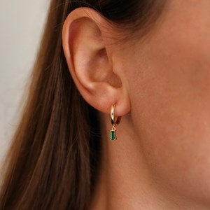 Boucles d'oreilles etna Vert