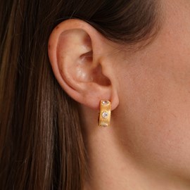 Boucles d'oreilles iris