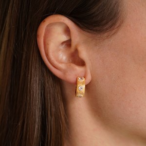 Boucles d'oreilles iris