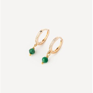 Boucles d'oreilles oasis Vert