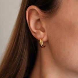 Boucles d'oreilles trio