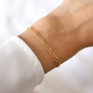 Bracelet billes Argent