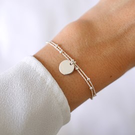 Bracelet fin médaille