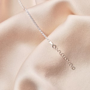 Bracelet torsade Argent