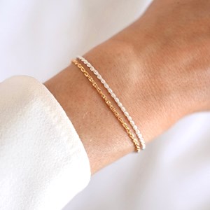 Bracelet torsade Argent