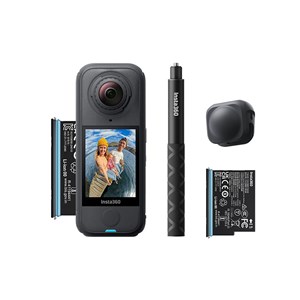 Insta360 caméra 360 x4 air noir starter pack