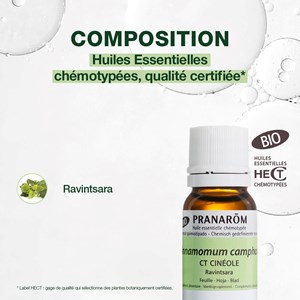 Pranarom - huile essentielle de ravintsara - bio