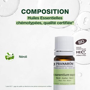 Pranarom - huile essentielle de néroli - bio