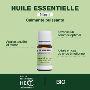 Pranarom - huile essentielle de néroli - bio