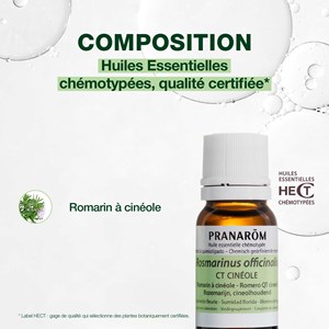 Pranarom - huile essentielle de romarin à cinéole