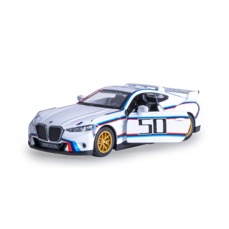 Bmw 3.0 csl miniature 1:42 blanche