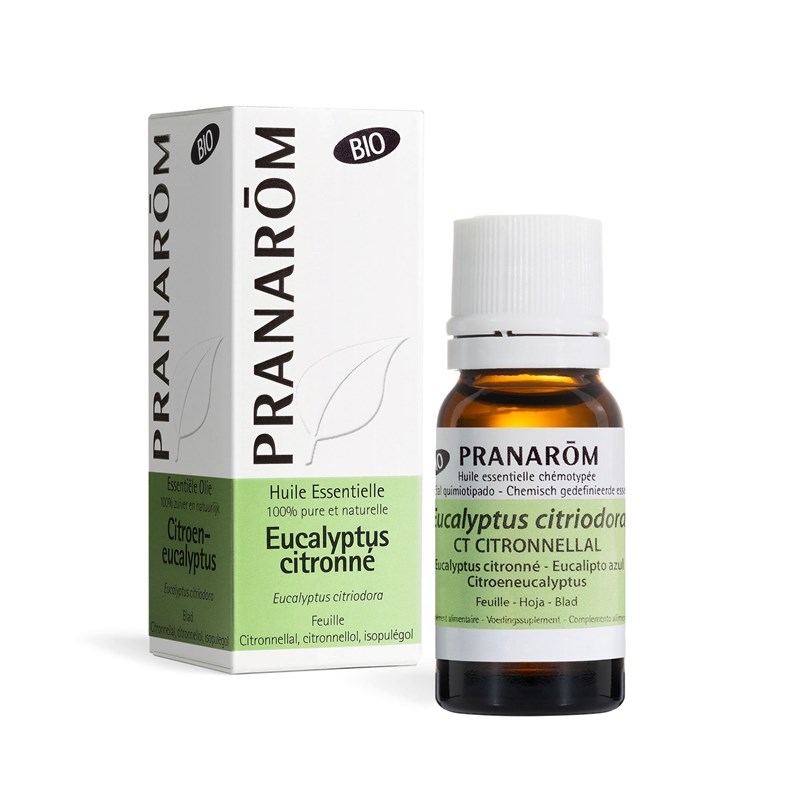Pranarom - huile essentielle d'eucalyptus citronné - bio - 10 ml