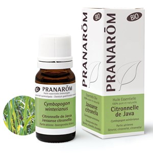 Pranarom - huile essentielle de citronnelle de java - bio - 10 ml