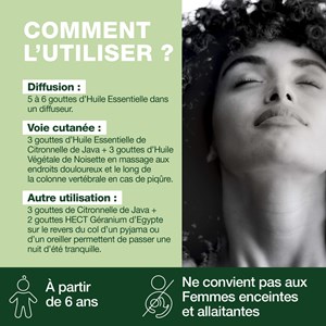 Pranarom - huile essentielle de citronnelle de java - bio