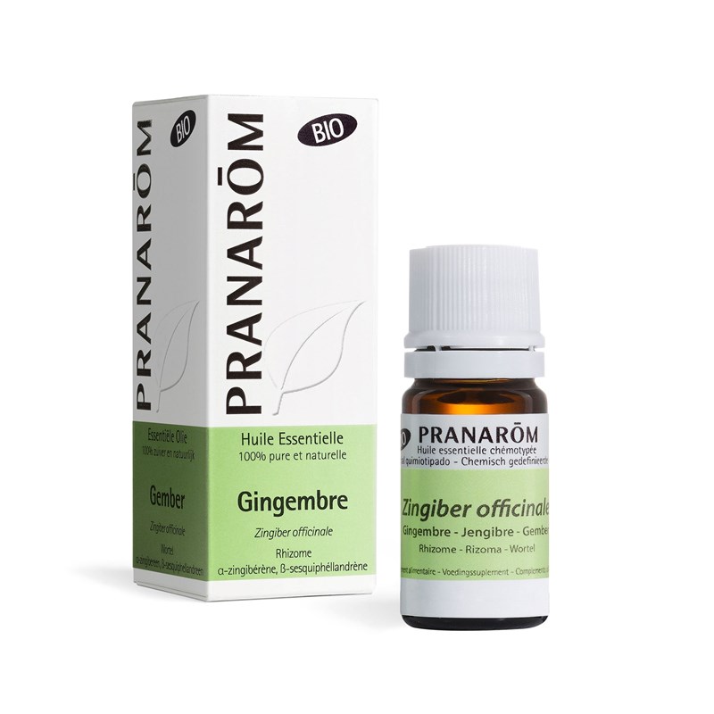 Pranarom - huile essentielle de gingembre - bio