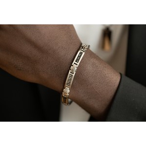 Bracelet souple johan en acier 316l