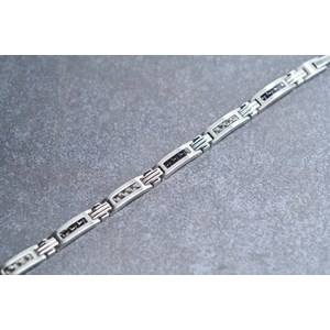 Bracelet souple clovis en acier 316l