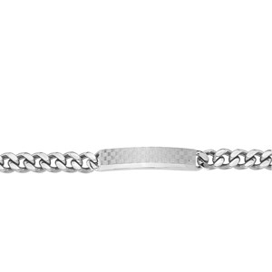 Gourmette habib en acier 316l