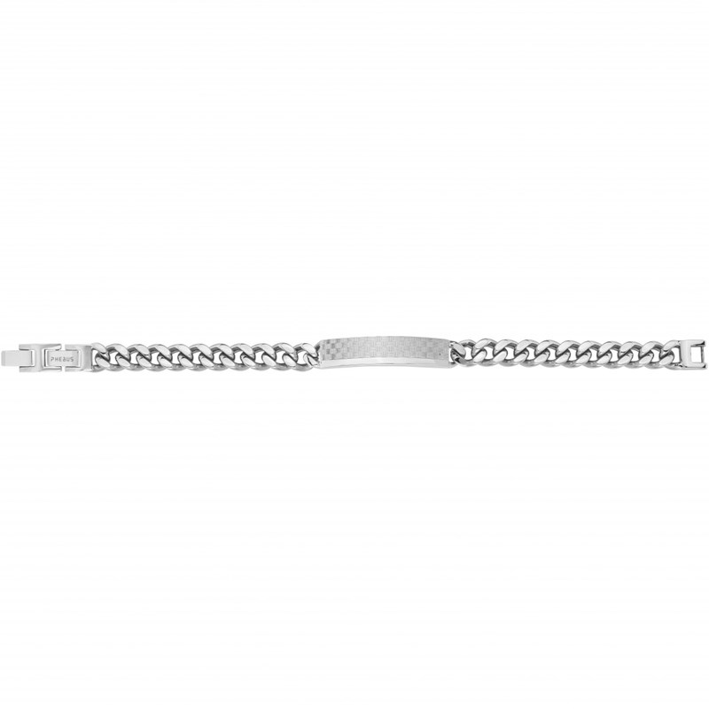 Phébus Bijoux - Gourmette habib en acier 316l