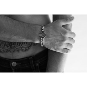 Bracelet souple glenn en pvd