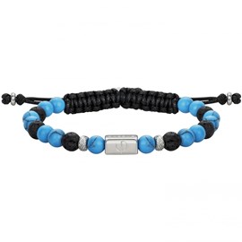 Bracelet souple dan en acier 316l avec turquoise bleu turquoise