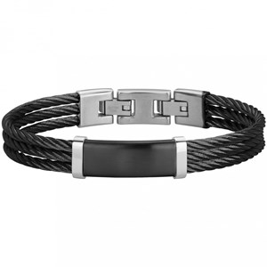 Bracelet semi-rigide adama en acier 316l