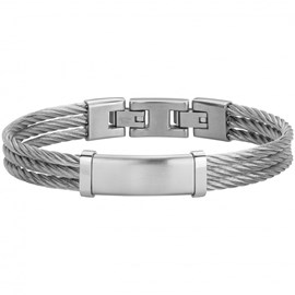 Bracelet semi-rigide adama en acier 316l