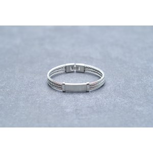 Bracelet semi-rigide adama en acier 316l