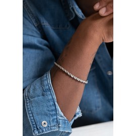 Bracelet souple nahïl en acier 316l